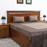 ajrakh double bed cover set