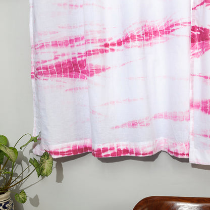 shibori window curtain