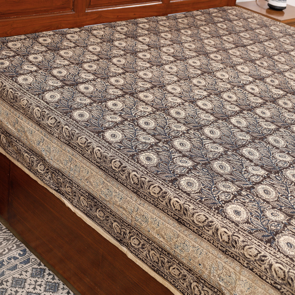 kalamkari double bed cover