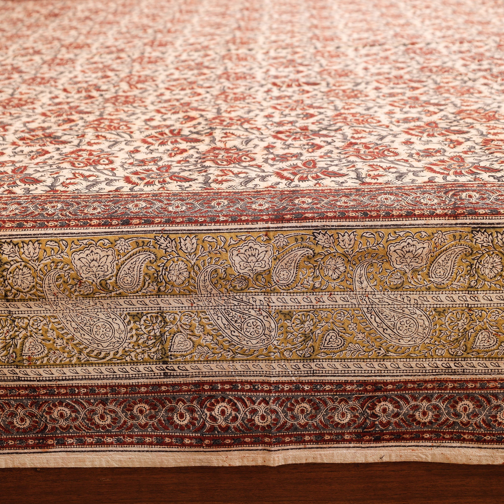 Kalamkari Double Bed Cover