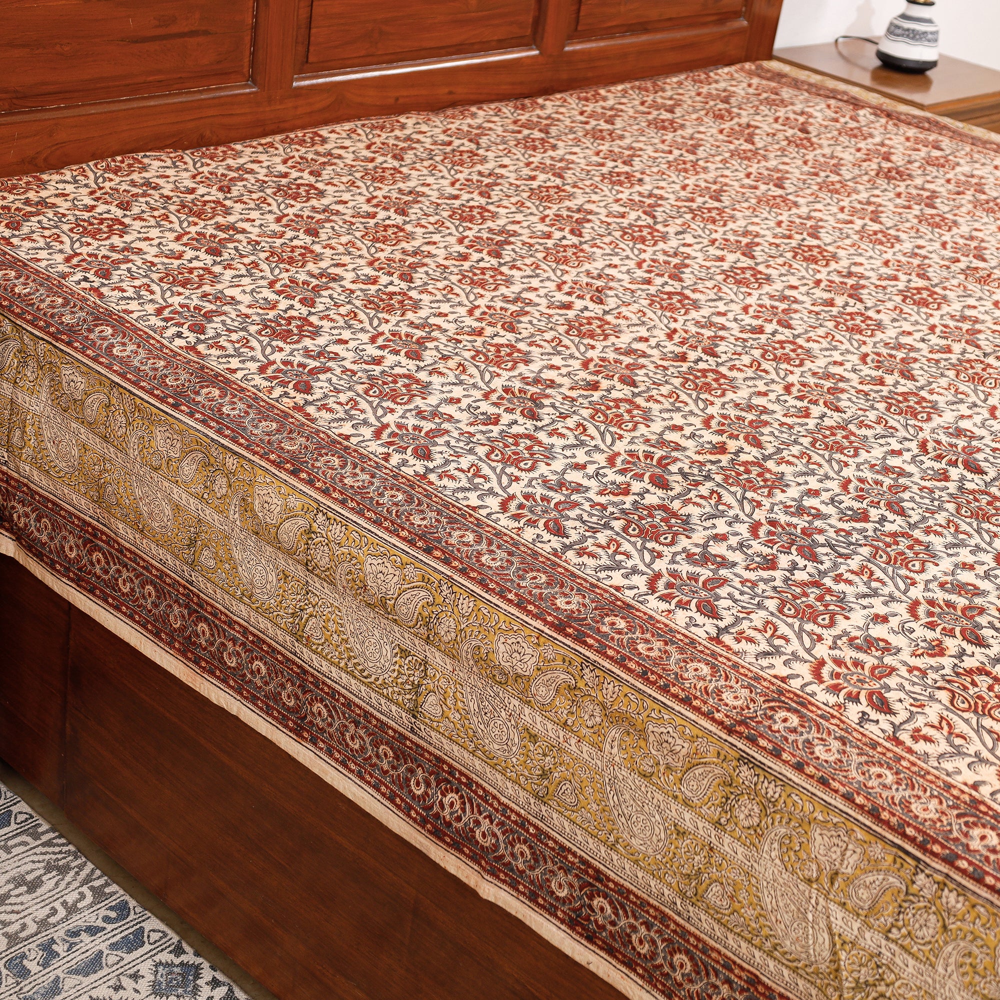 Kalamkari Double Bed Cover