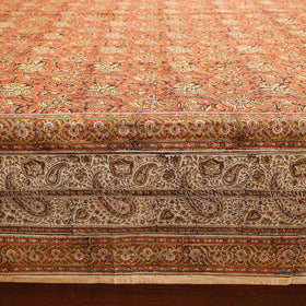  Pedana Kalamkari Block Printing Cotton Double Bed Cover Online at iTokri.com