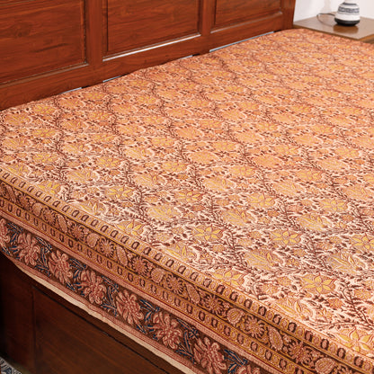 kalamkari double bed cover