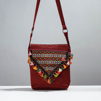 embroidery sling bag