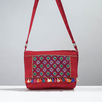 embroidery sling bag