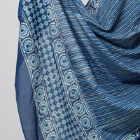 block printed cotton dupatta