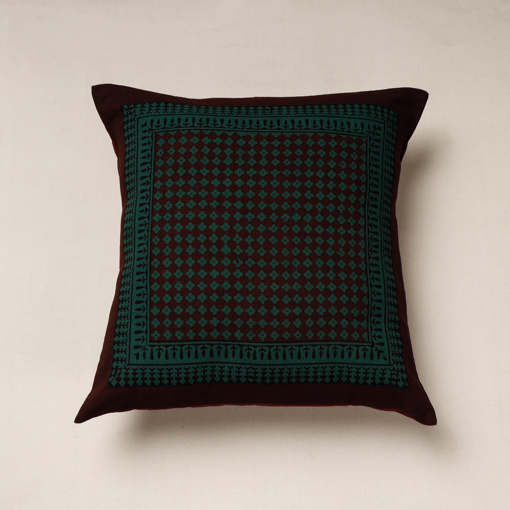  Block Printed Cushion Cover 