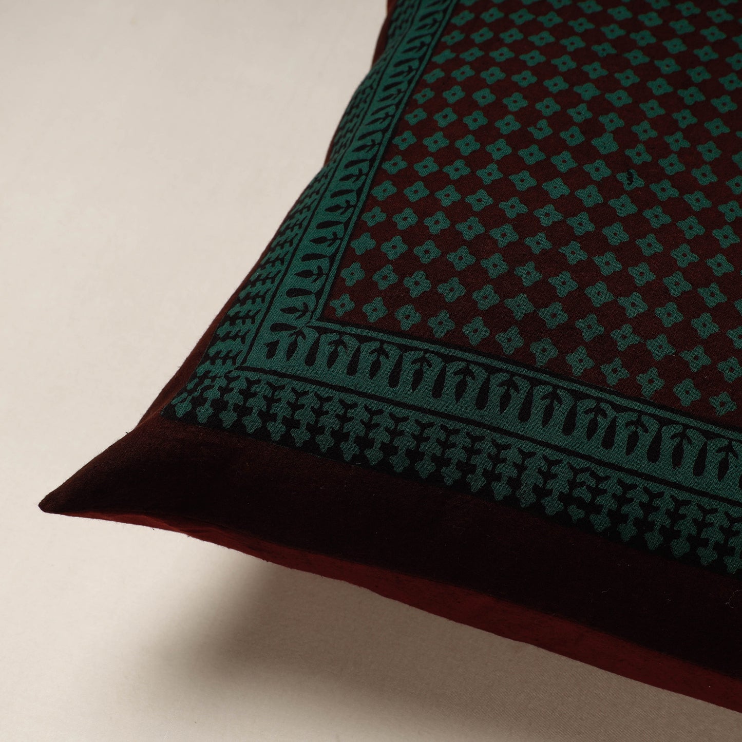  Block Printed Cushion Cover 