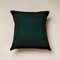 Green Bagh Block Printed Cotton Cushion Cover