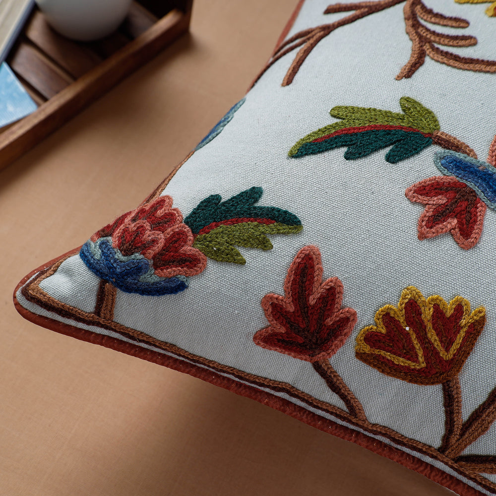 Embroidery Cotton Cushion Cover