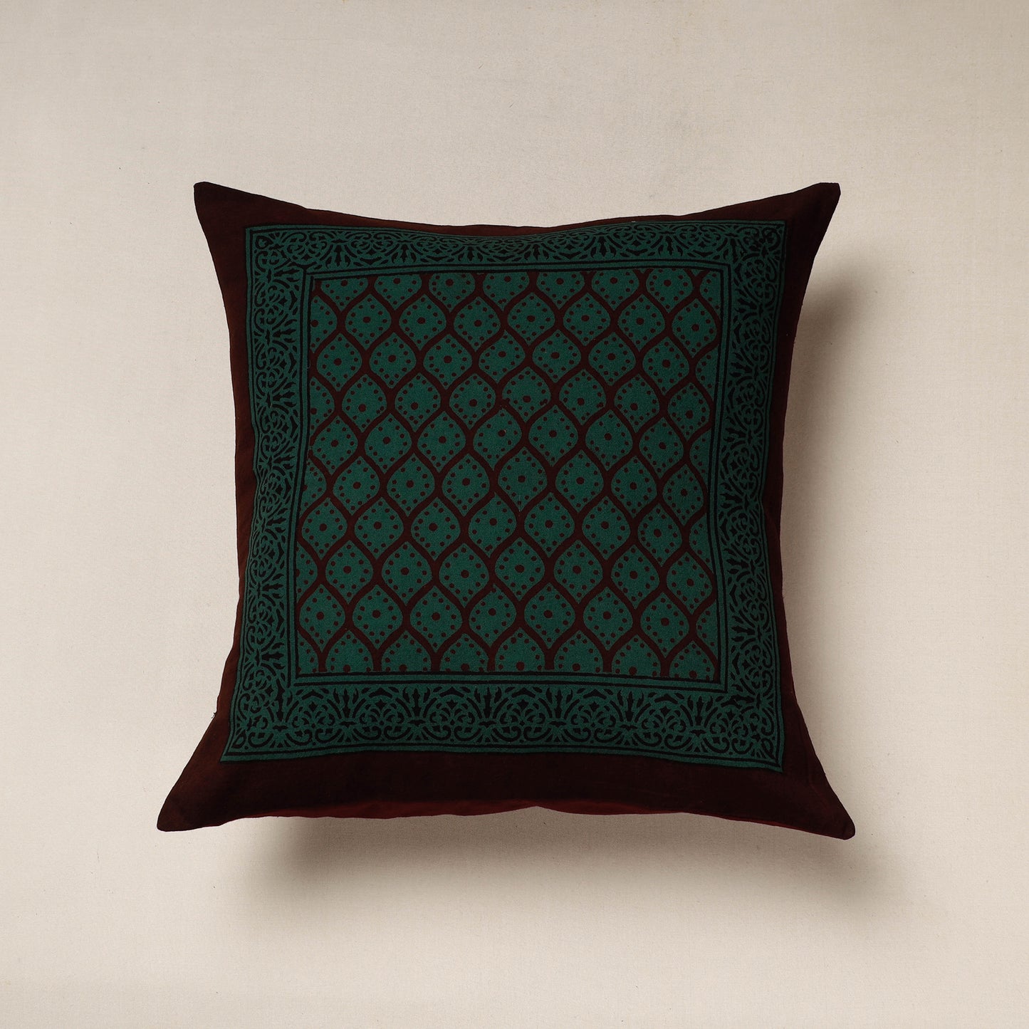 Block Printed Cushion Cover