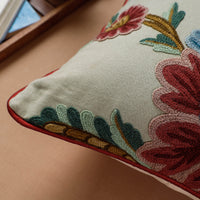 Aari Embroidery Cushion Cover