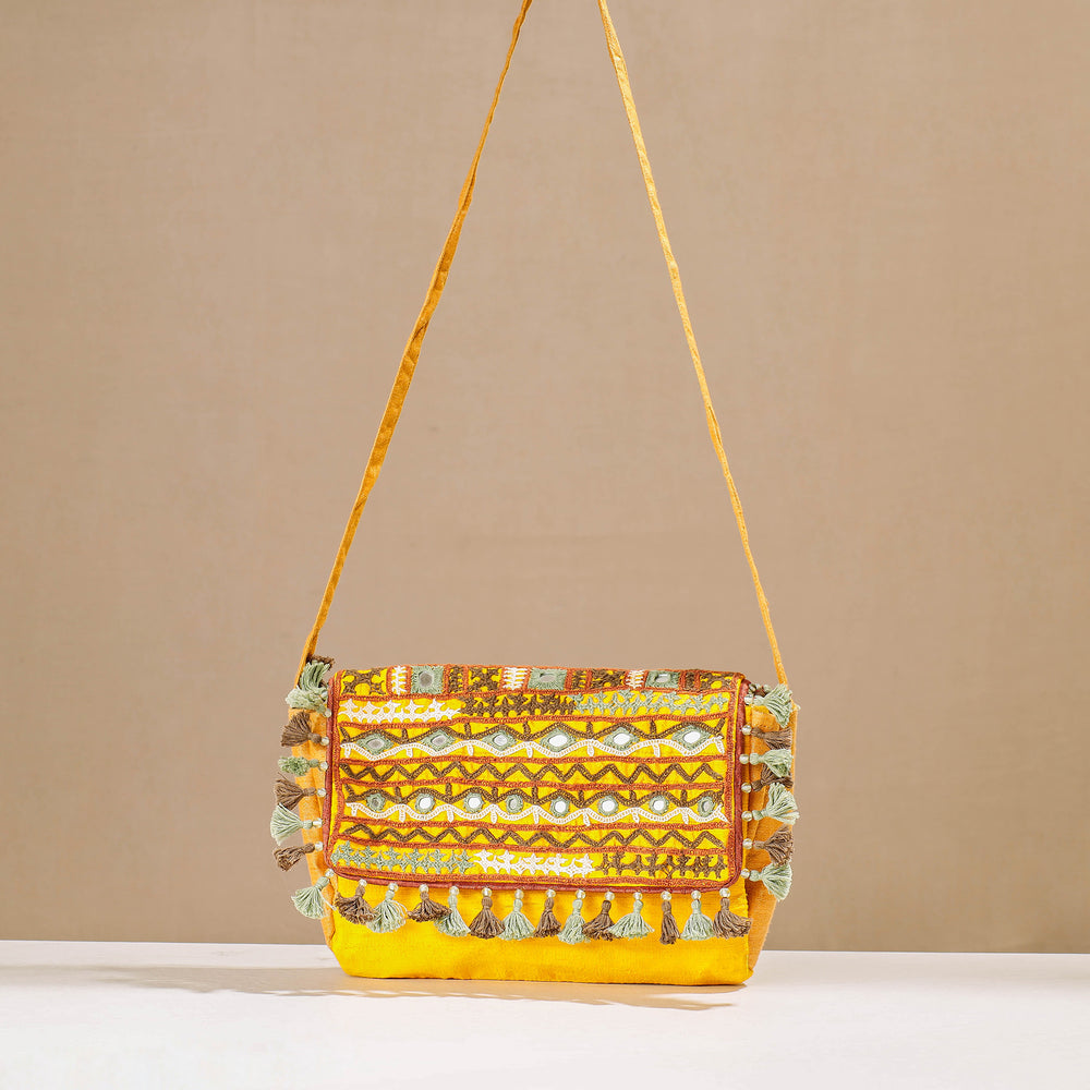 embroidery sling bag 