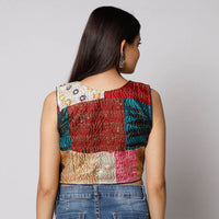 Patchwork Stitched Blouse
