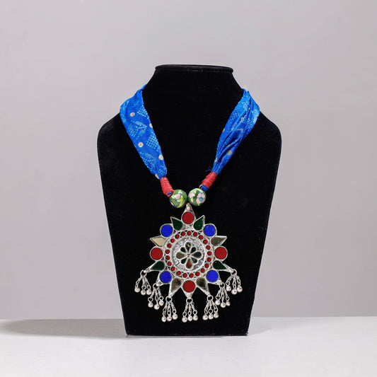 Banarasi Brocade Fabric GS Pendant Necklace