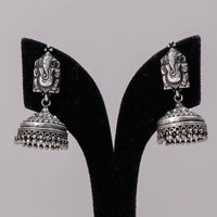 silver earrings