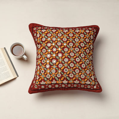 Embroidery Cotton Cushion Cover 