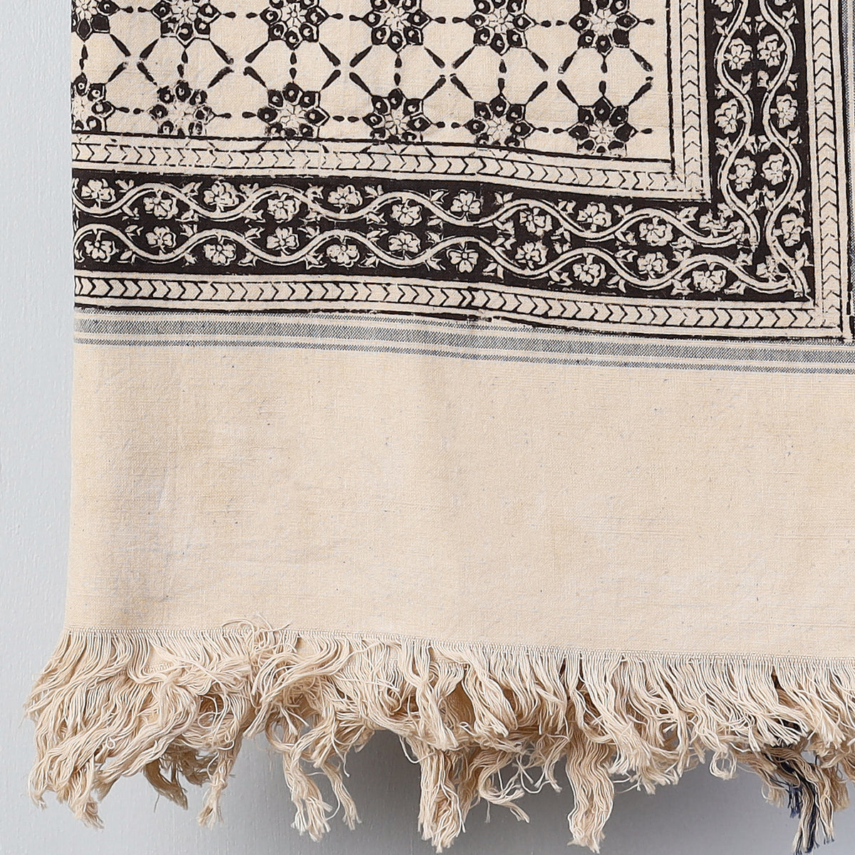 Block Printed Cotton Towel
