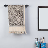 Block Printed Cotton Towel
