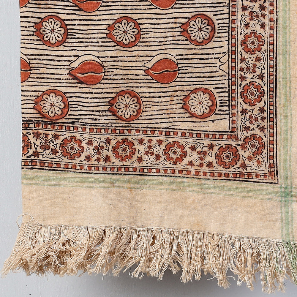 Block Printed Cotton Towel
