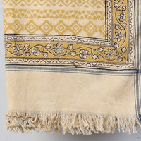 Block Printed Cotton Towel
