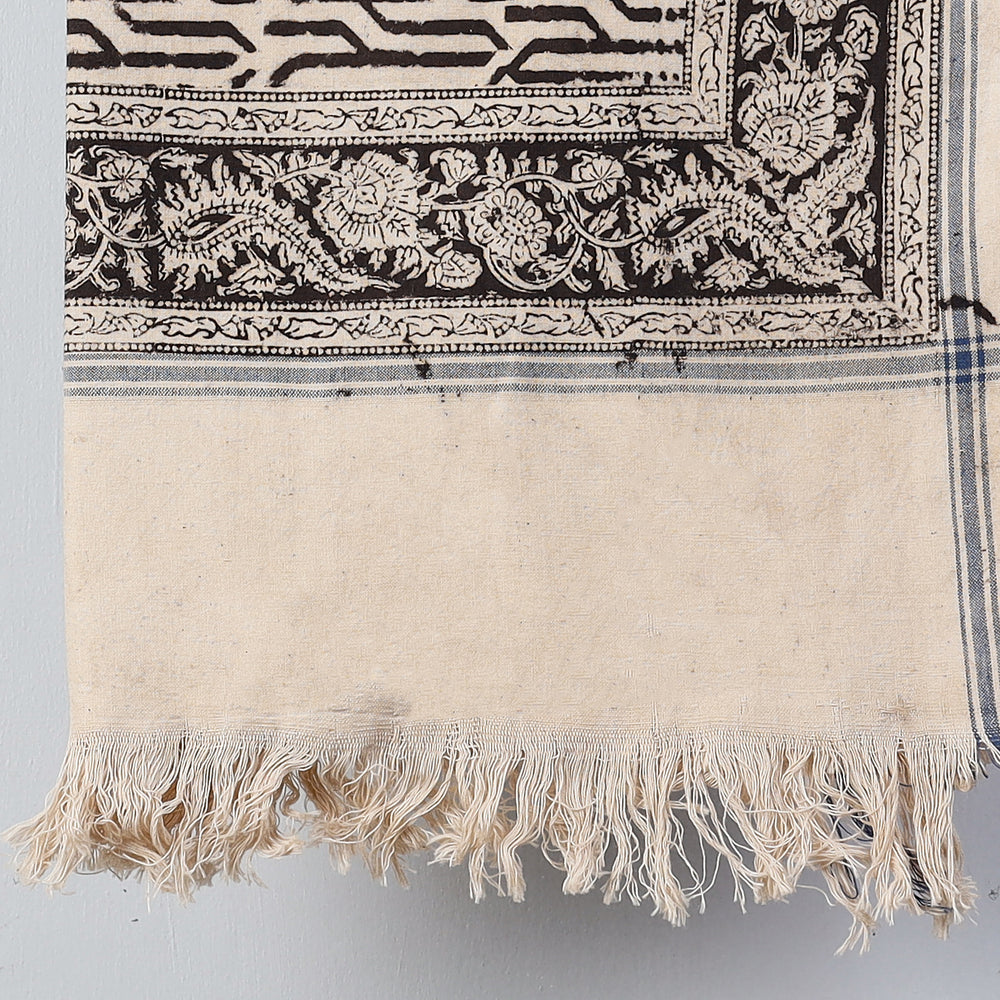 Block Printed Cotton Towel
