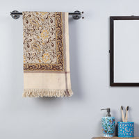 Block Printed Cotton Towel
