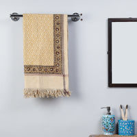 Block Printed Cotton Towel
