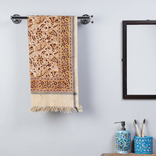 Block Printed Cotton Towel
