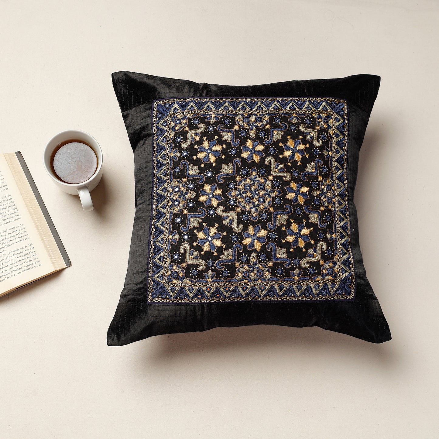 Kutch Embroidery Cushion Cover 