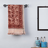 Block Printed Cotton Towel
