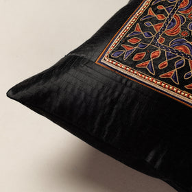  Kutch Pakko Hand Embroidery Mashru Silk Cushion Cover 