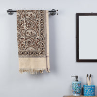 Block Printed Cotton Towel
