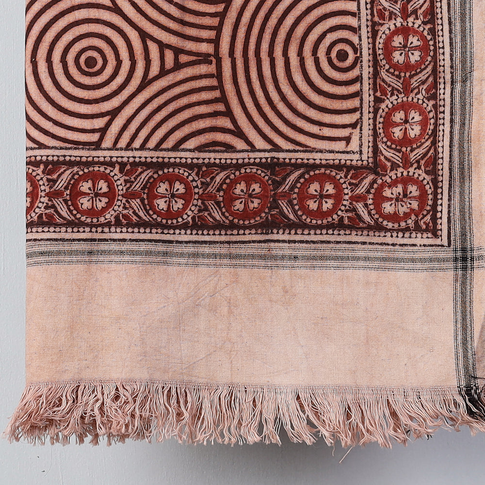 Block Printed Cotton Towel
