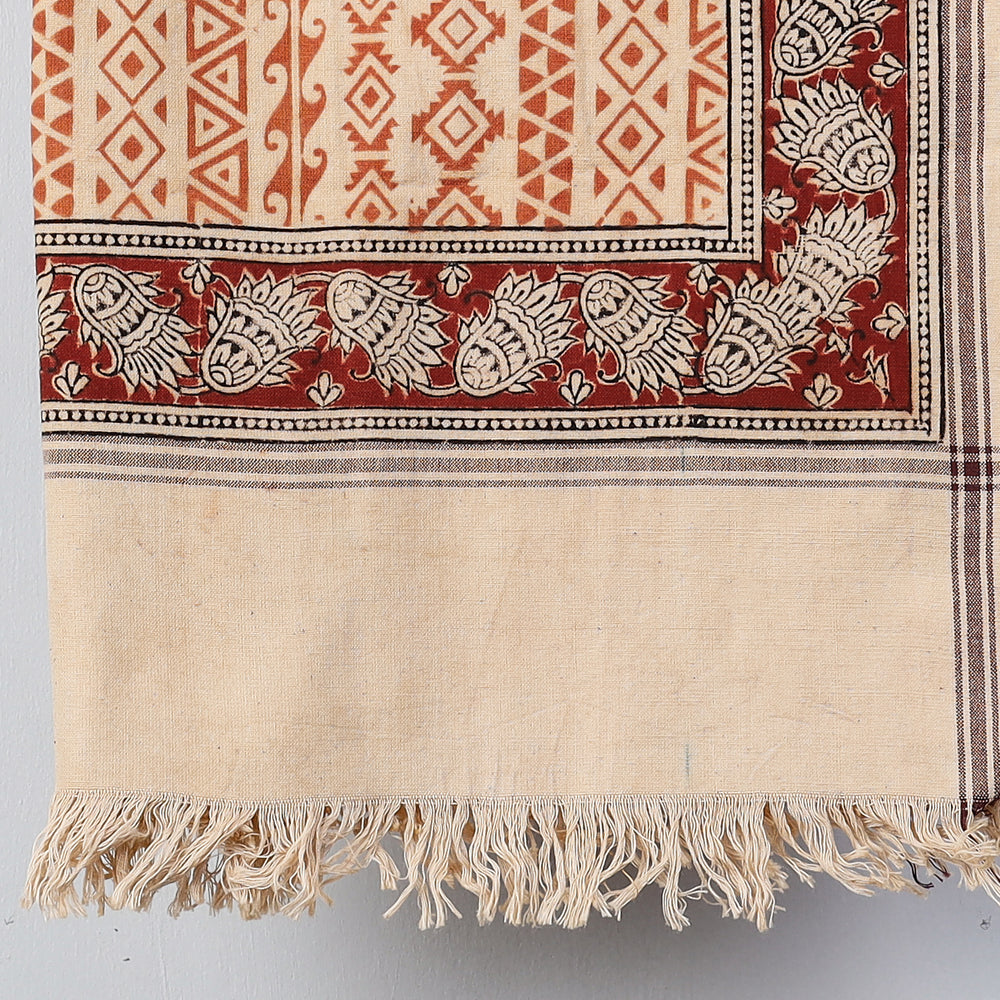 Block Printed Cotton Towel
