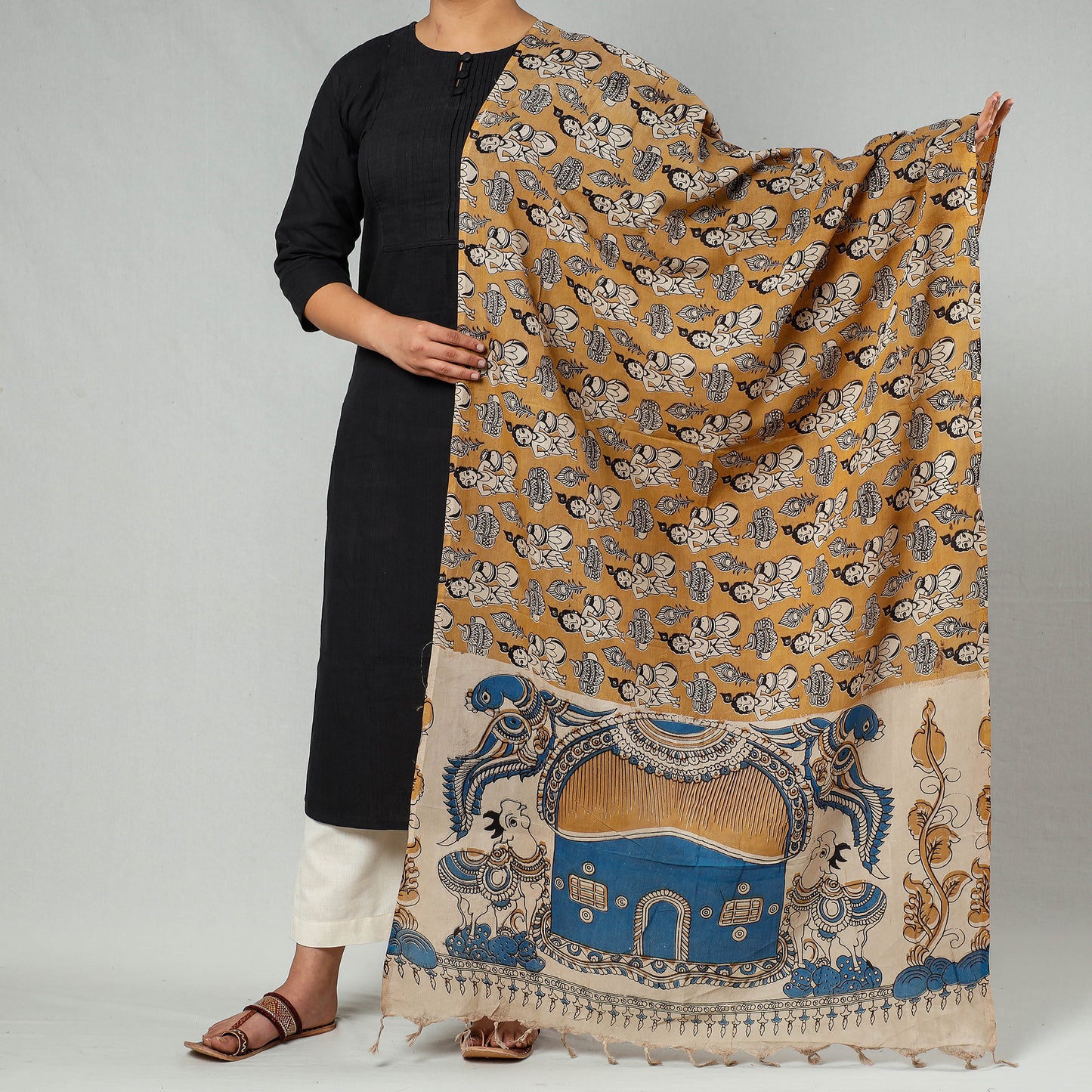 kalamkari dupatta