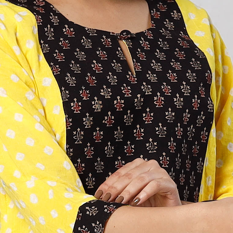 bandhani kurta