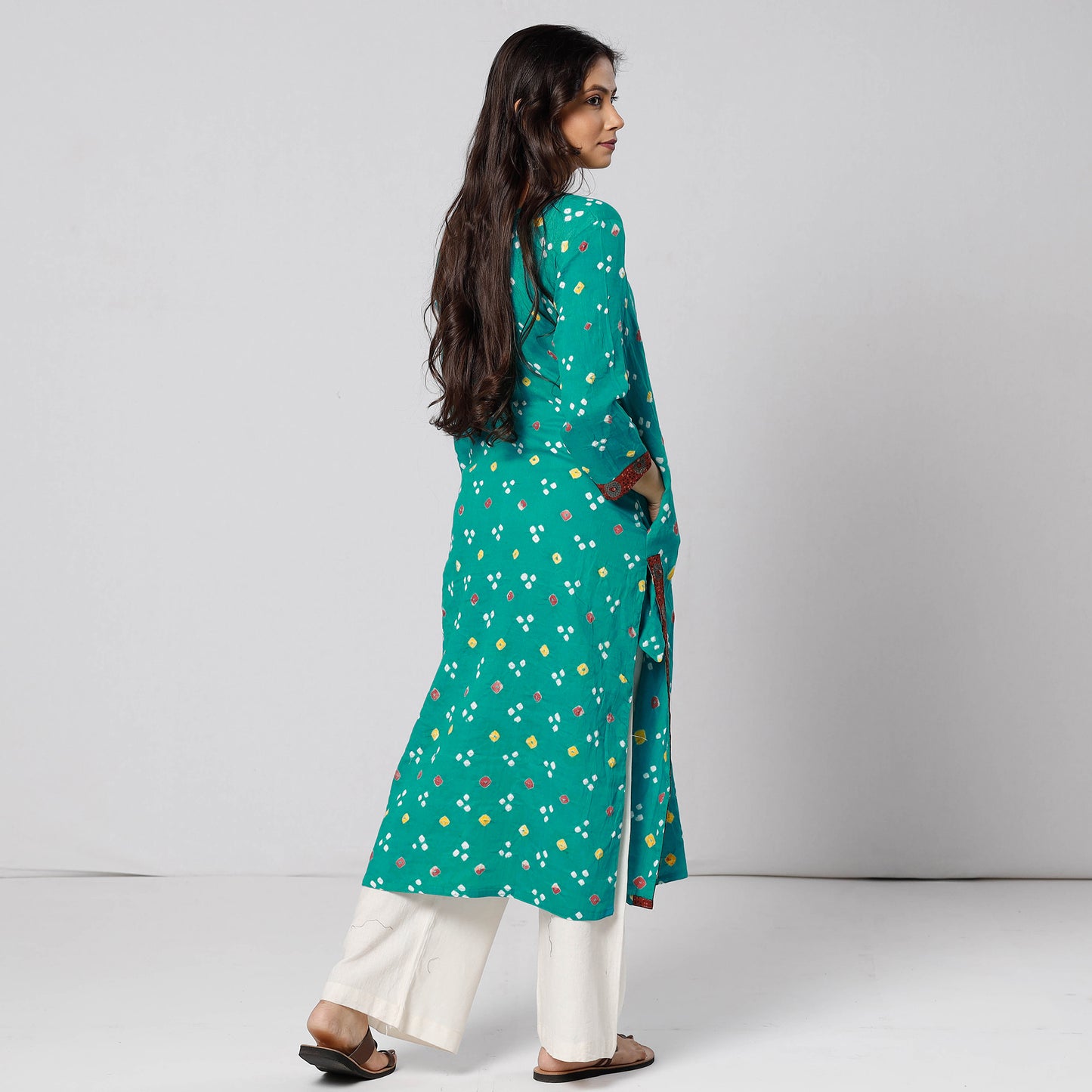 bandhani kurta