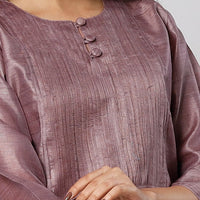 plain silk kurta