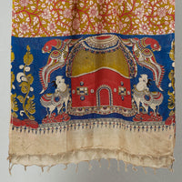 kalamkari silk dupatta