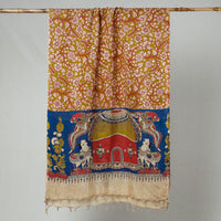 kalamkari silk dupatta