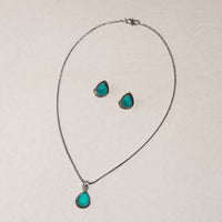 oxidised necklace set