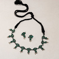 oxidised necklace set