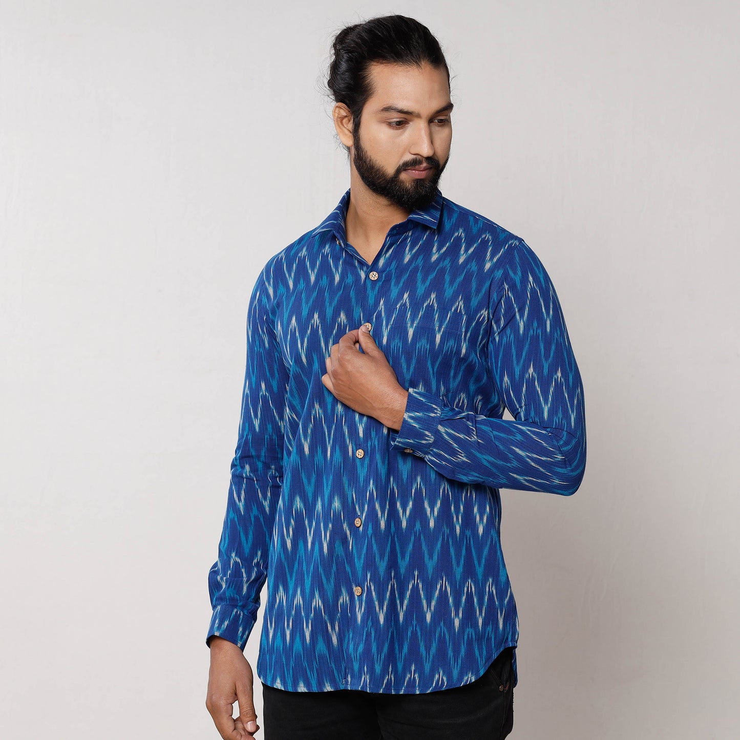 pochampally ikat shirt 