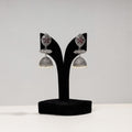  Antique Silver Finish Oxidised Brass Base Jhumki Earrings 