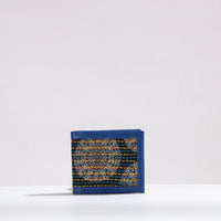 kantha leather wallet