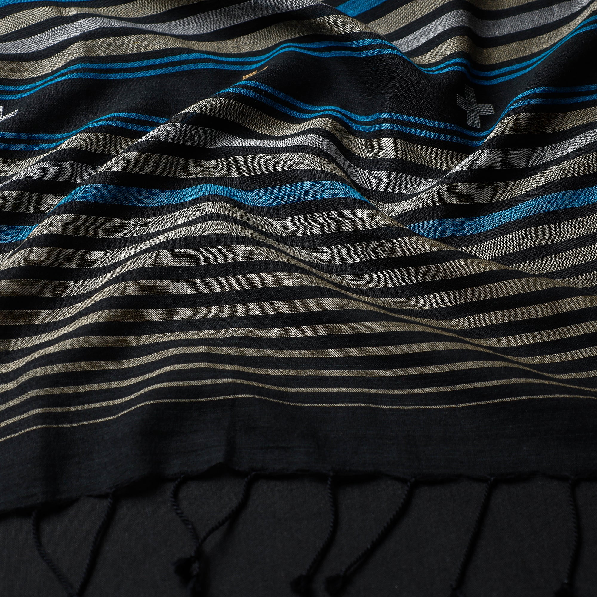  Phulia Bengal Handloom Cotton Stole 