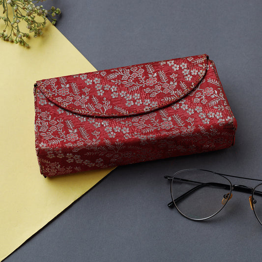 Brocade Silk Fabric Embellished Spectacle Case