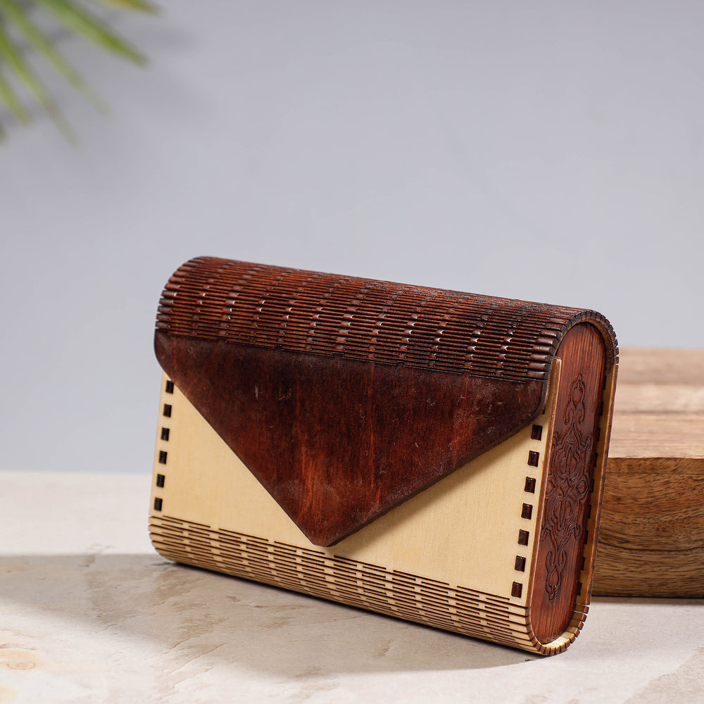 wooden clutch 