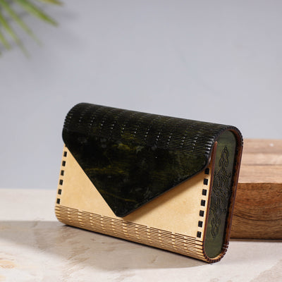 Handcrafted Birch Wooden Clutch